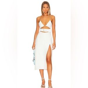 For Love & Lemons Natasha Midi Dress